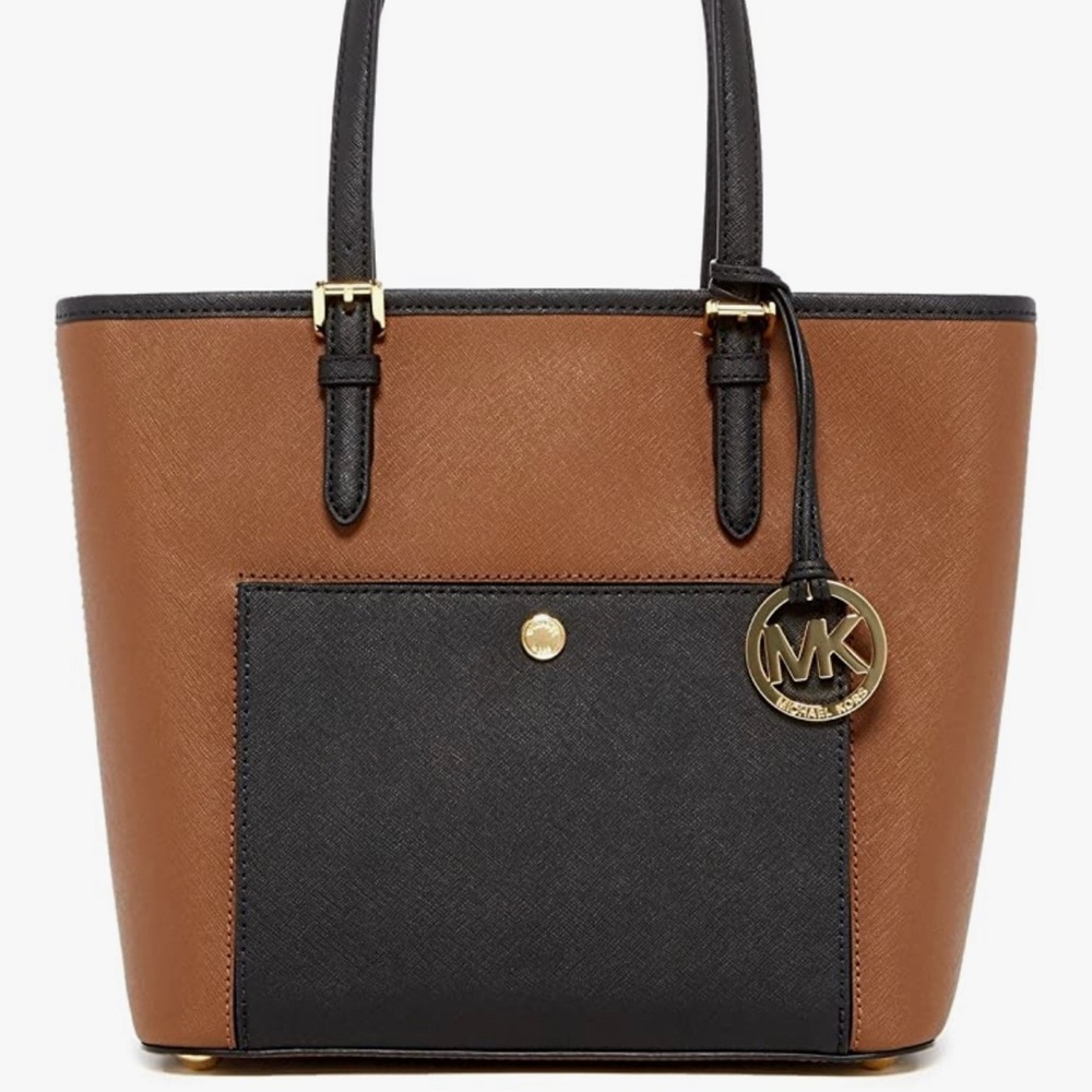 Michael Kors Jet Set Medium Tote in Camel